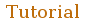 tutorial menu